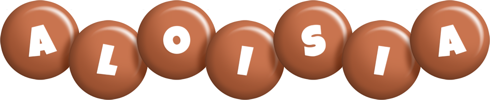 Aloisia candy-brown logo