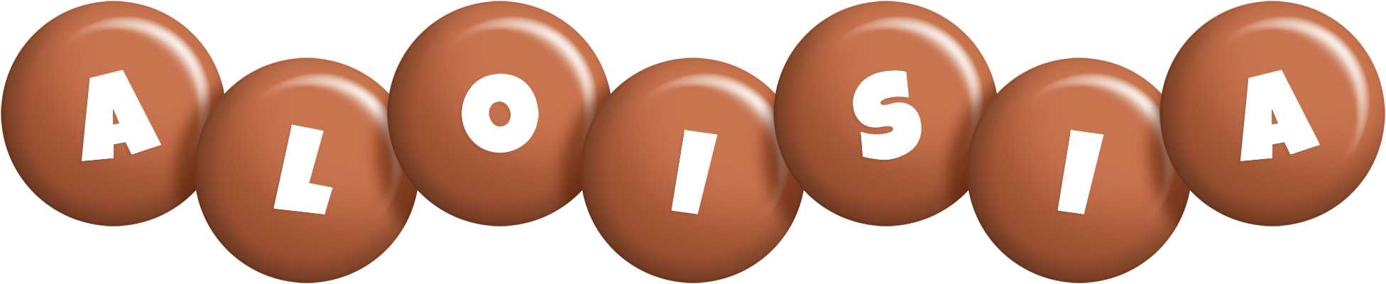 Aloisia candy-brown logo
