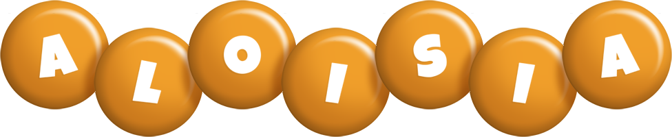 Aloisia candy-orange logo