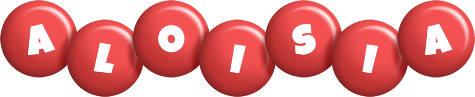 Aloisia candy-red logo