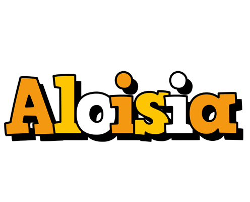 Aloisia cartoon logo