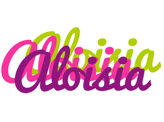 Aloisia flowers logo