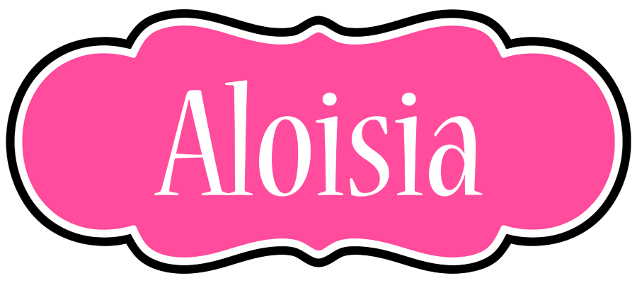 Aloisia invitation logo