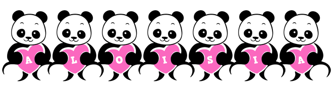 Aloisia love-panda logo