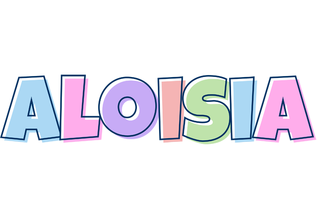 Aloisia pastel logo