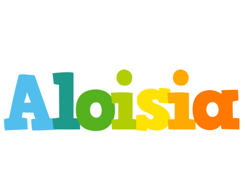 Aloisia rainbows logo