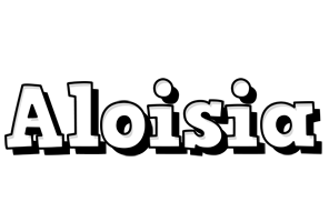 Aloisia snowing logo