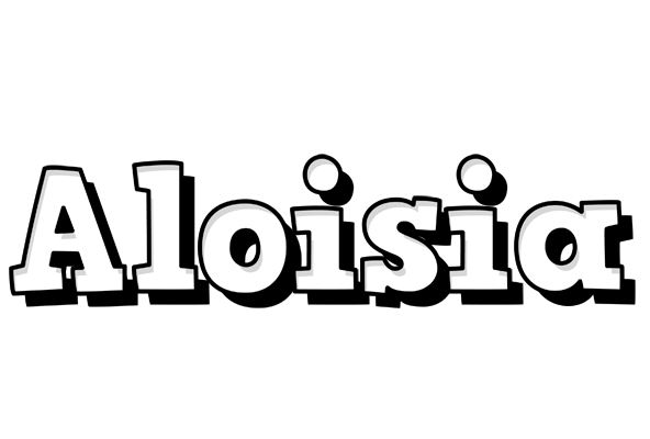 Aloisia snowing logo
