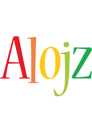 Alojz birthday logo