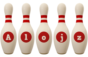 Alojz bowling-pin logo