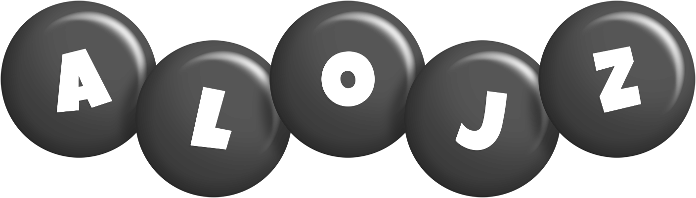 Alojz candy-black logo