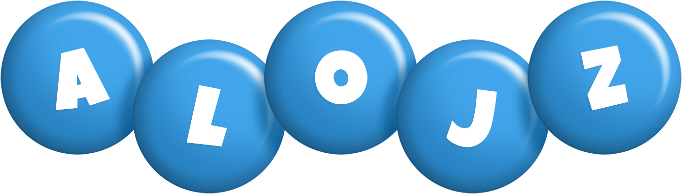 Alojz candy-blue logo