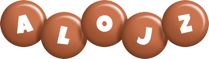 Alojz candy-brown logo