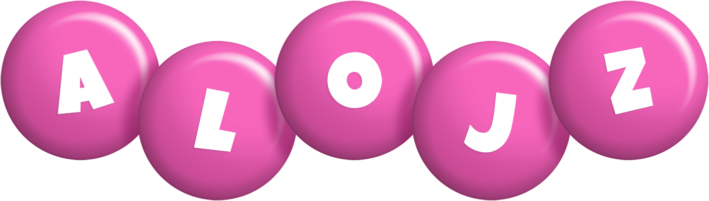 Alojz candy-pink logo