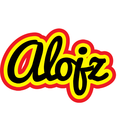 Alojz flaming logo