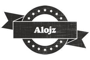 Alojz grunge logo