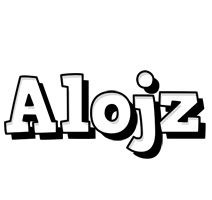 Alojz snowing logo