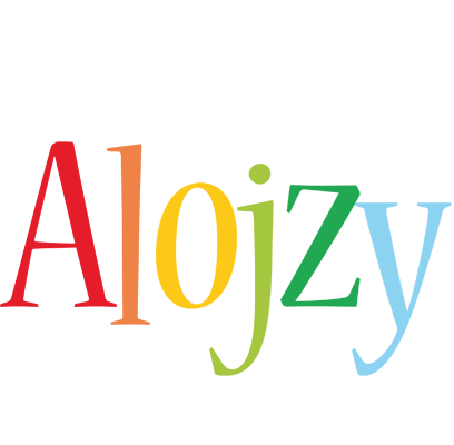 Alojzy birthday logo