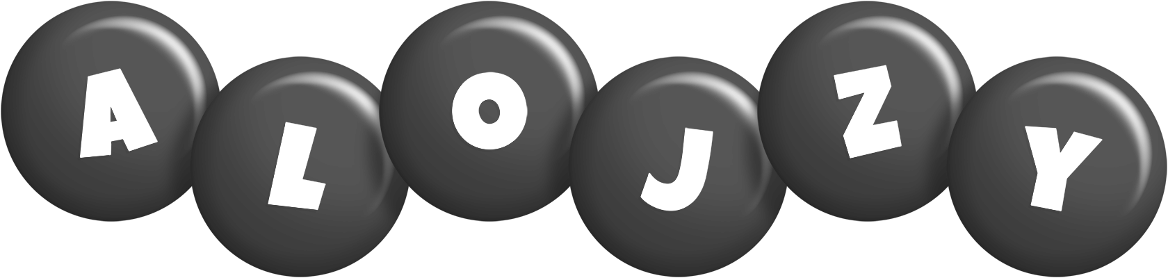 Alojzy candy-black logo