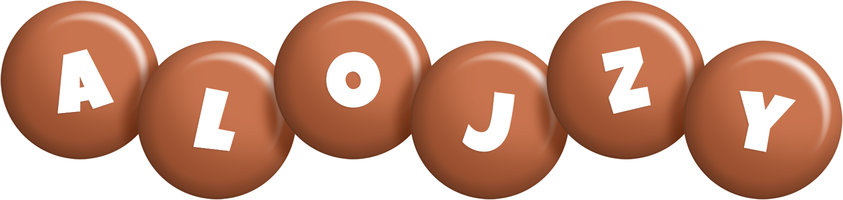 Alojzy candy-brown logo