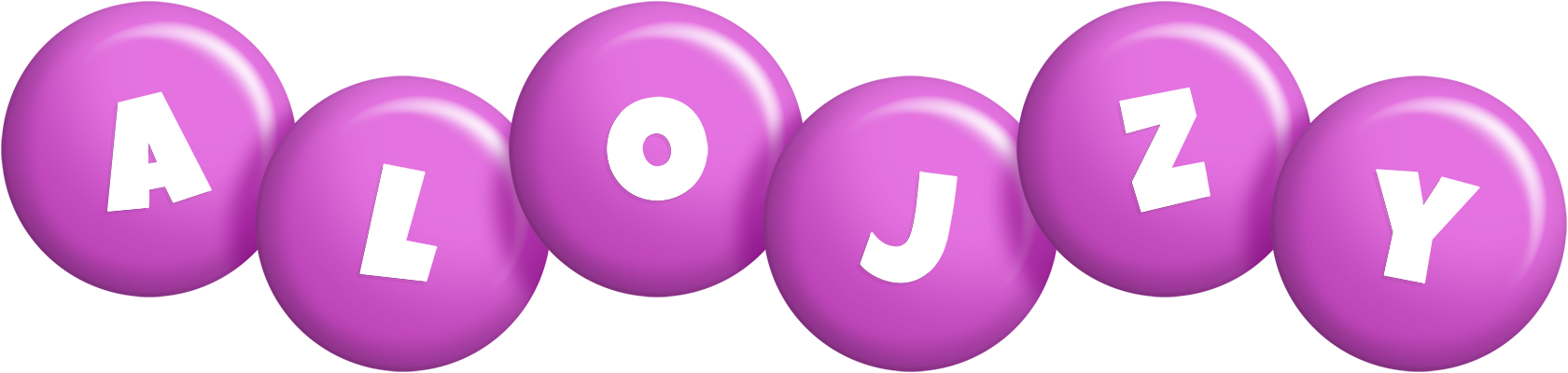 Alojzy candy-purple logo