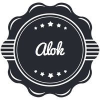 Alok badge logo