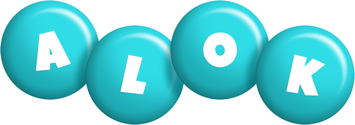 Alok candy-azur logo
