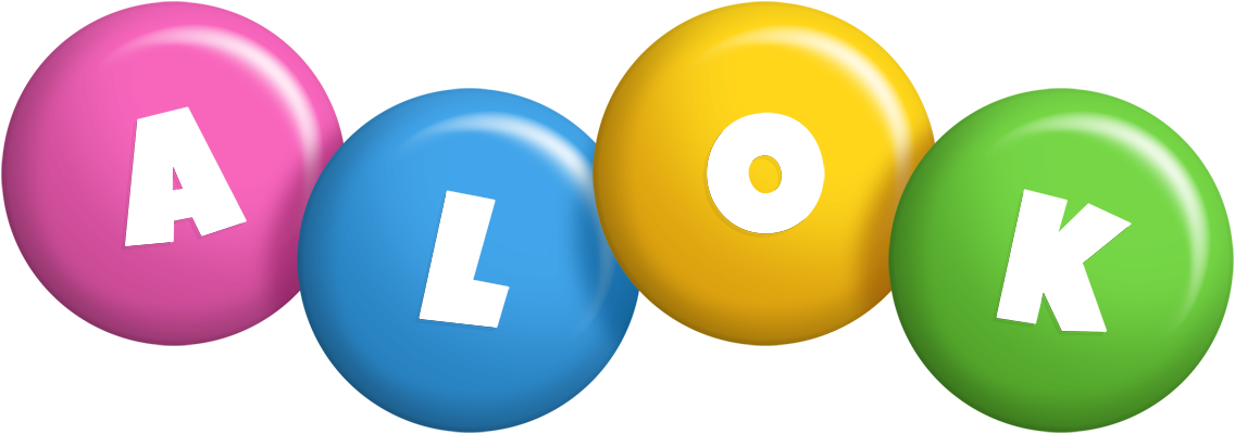 Alok candy logo
