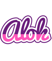 Alok cheerful logo