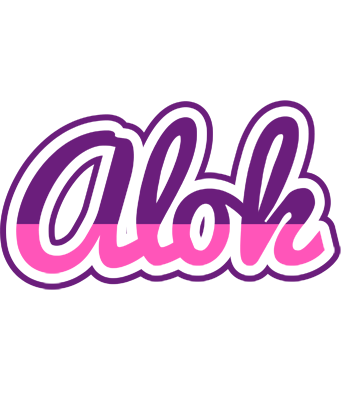 Alok cheerful logo