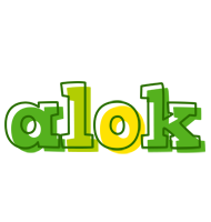 Alok juice logo