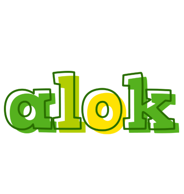 Alok juice logo