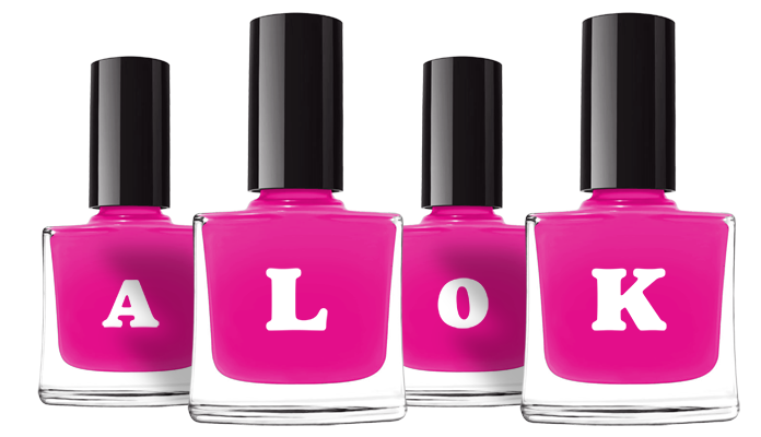 Alok nails logo