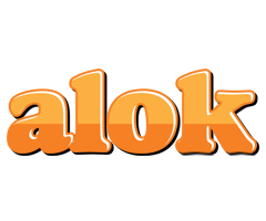 Alok orange logo
