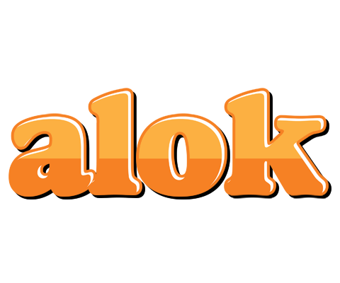 Alok orange logo