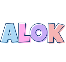 Alok pastel logo