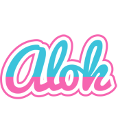 Alok woman logo