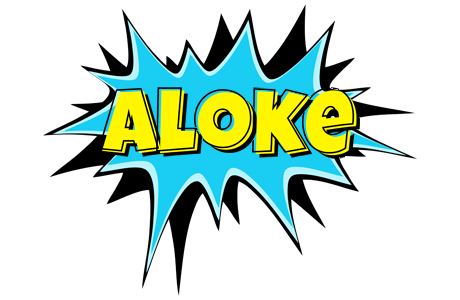 Aloke amazing logo