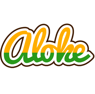 Aloke banana logo