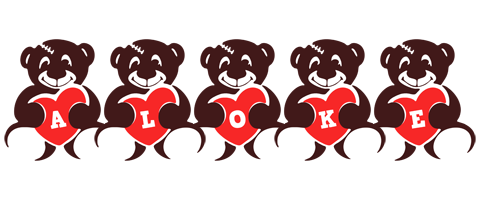 Aloke bear logo