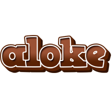 Aloke brownie logo