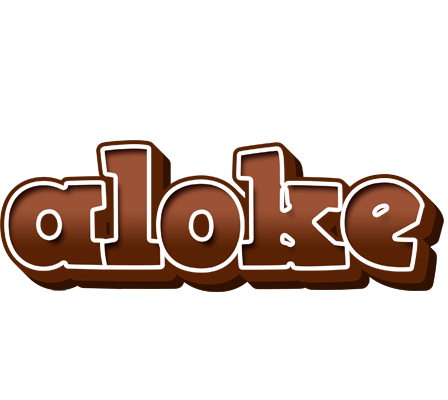 Aloke brownie logo
