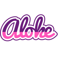 Aloke cheerful logo