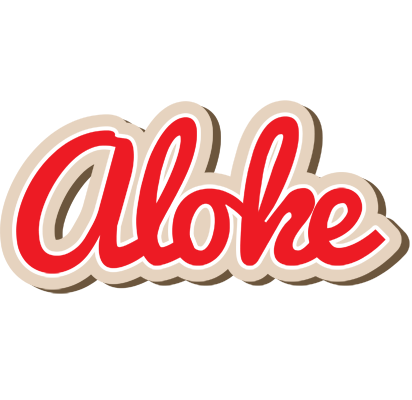 Aloke chocolate logo