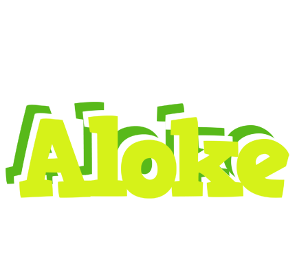 Aloke citrus logo