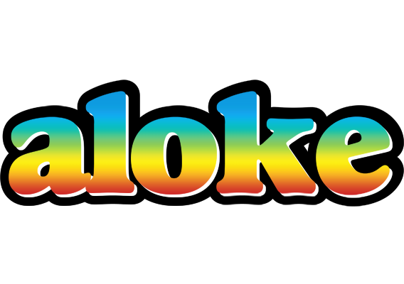 Aloke color logo