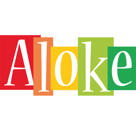 Aloke colors logo