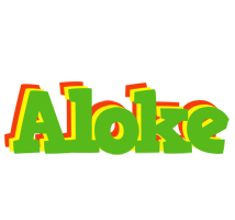 Aloke crocodile logo