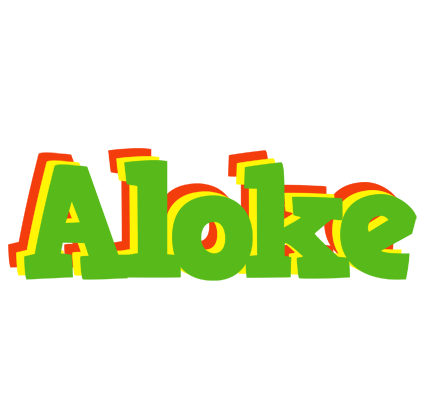 Aloke crocodile logo