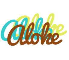 Aloke cupcake logo